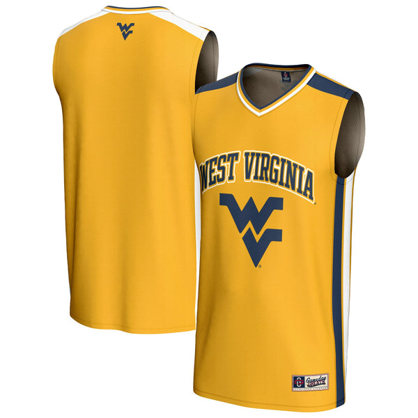 GameDay Greats Gold West Virginia Mountaineers Spirit Basketball Jersey