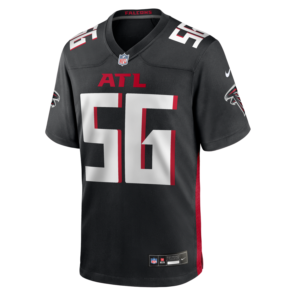 Atlanta Falcons Leonard Floyd Black Team Game Jersey