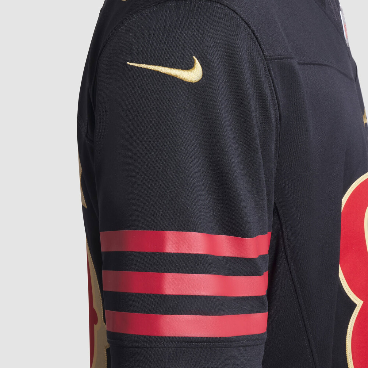 San Francisco 49ers George Kittle Black 2025 Rivalries Collection Stitched Limited Jersey