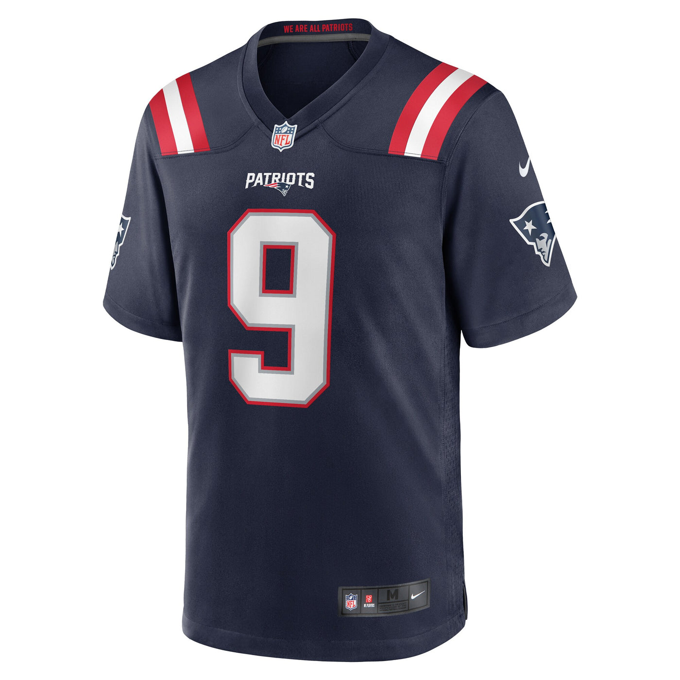 New England Patriots Kayshon Boutte Nike Navy Game Jersey