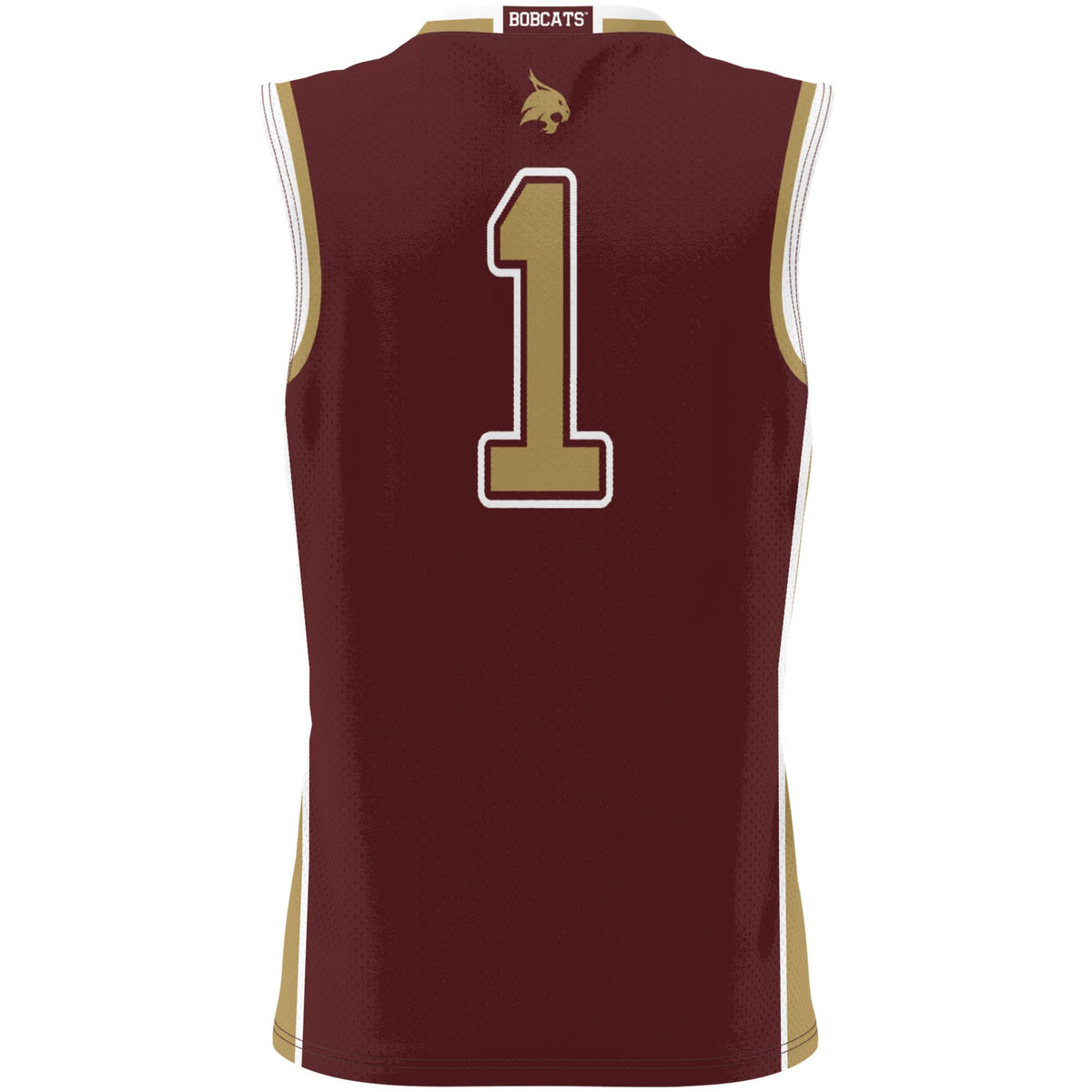#1 Texas State Bobcats GameDay Greats Lightweight Basketball Jersey - Maroon