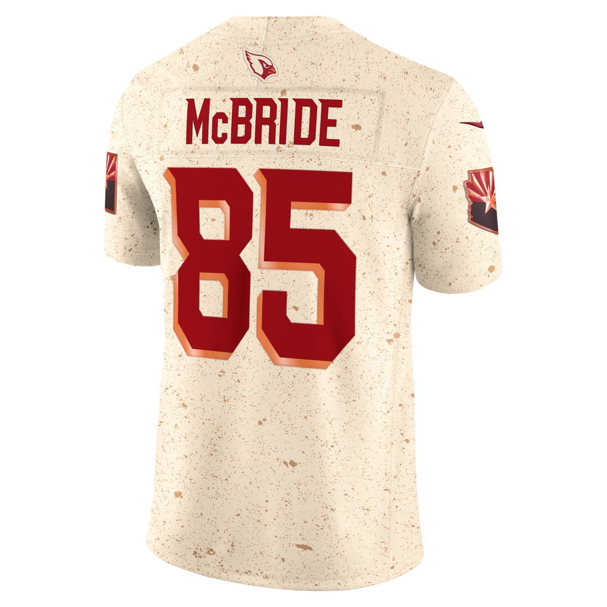 Arizona Cardinals Trey McBride Natural 2025 Rivalries Collection Stitched Limited Jersey
