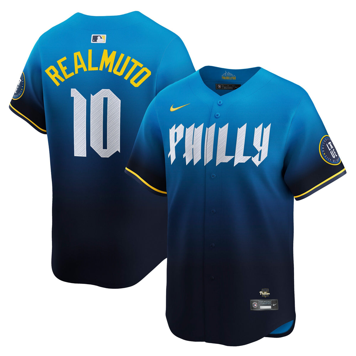 Philadelphia Phillies J.T. Realmuto Navy City Connect Limited Jersey