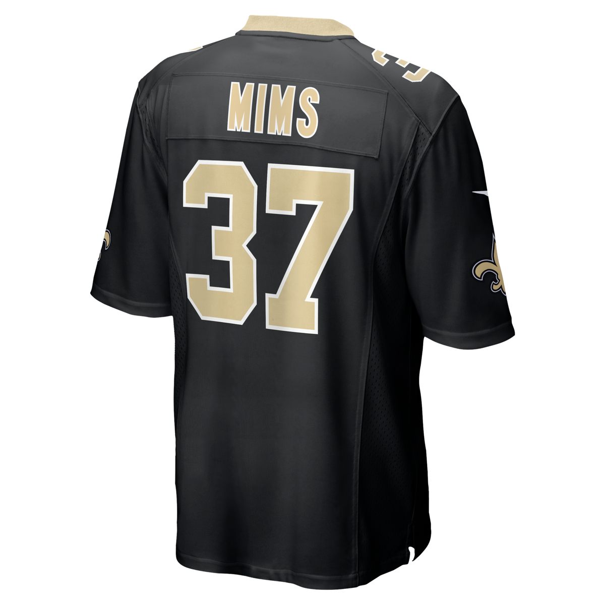 New Orleans Saints Jordan Mims Black Team Game Jersey