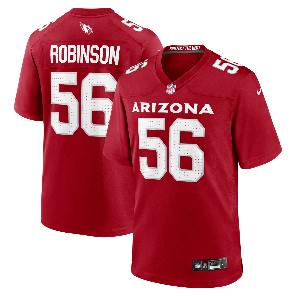 Arizona Cardinals Darius Robinson Cardinal Team Game Jersey