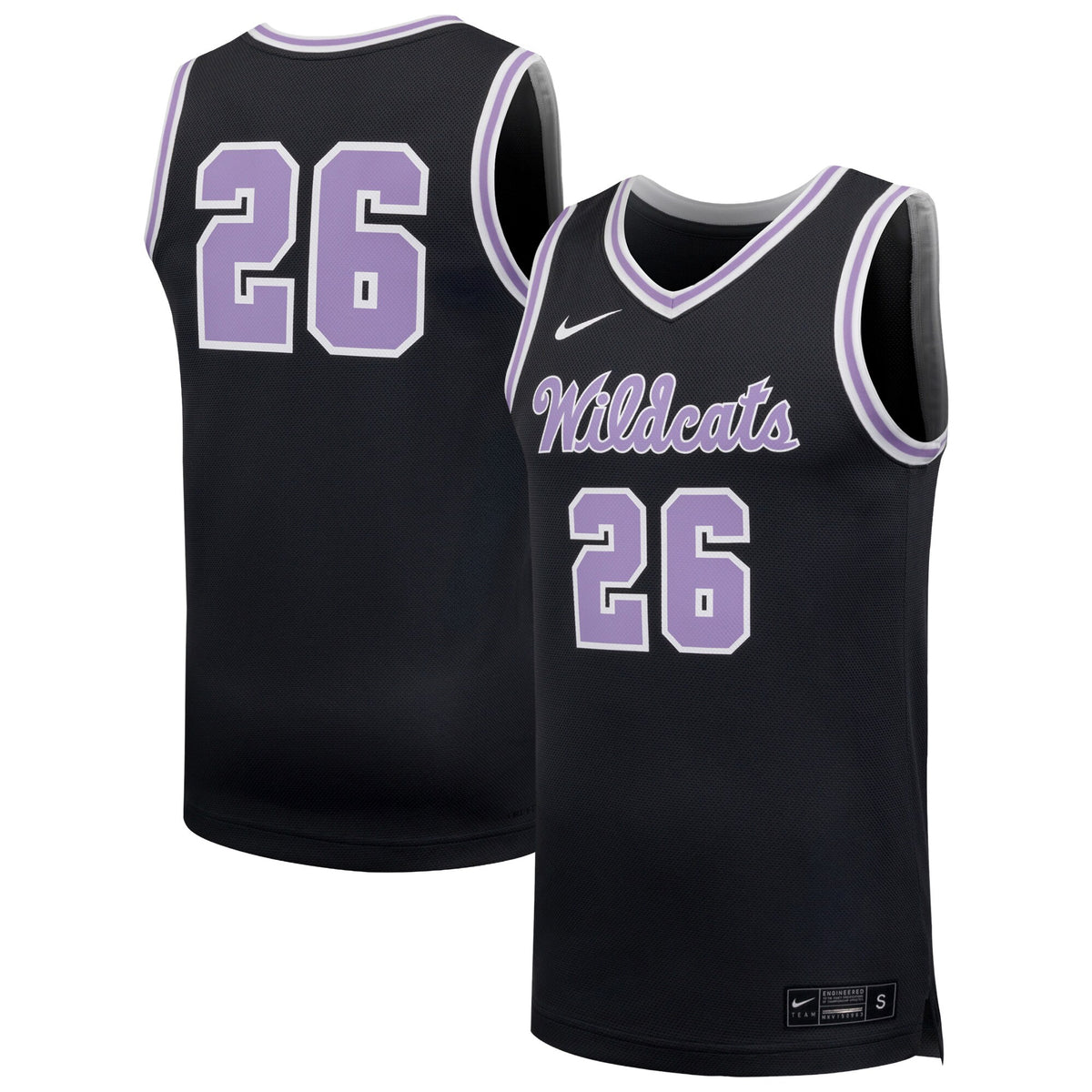 #26 Kansas State Wildcats Replica Basketball Jersey - Anthracite