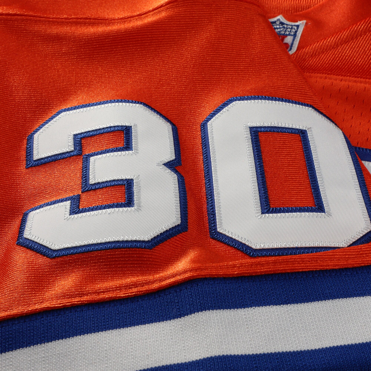 Denver Broncos Terrell Davis Mitchell & Ness Orange 1995 Authentic Throwback Retired Player Jersey