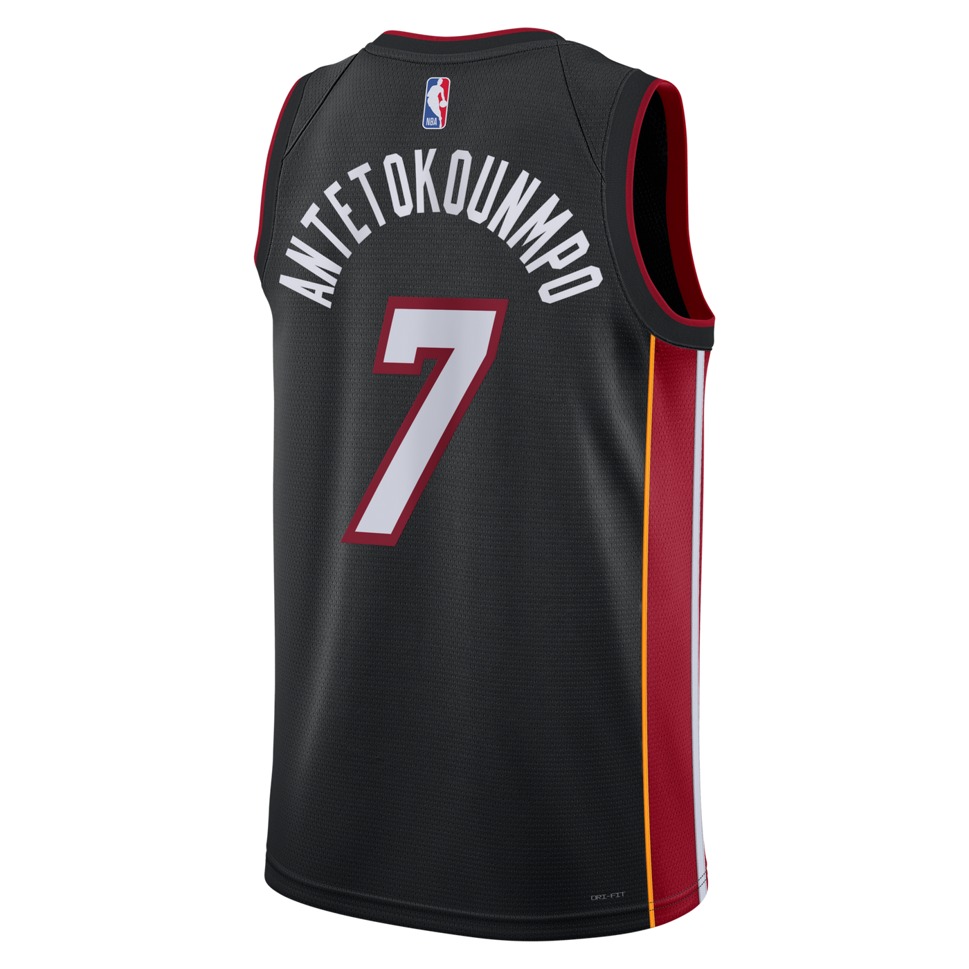 Miami Heat Nike Icon Edition Swingman Jersey - Black - Giannis Antetokounmpo