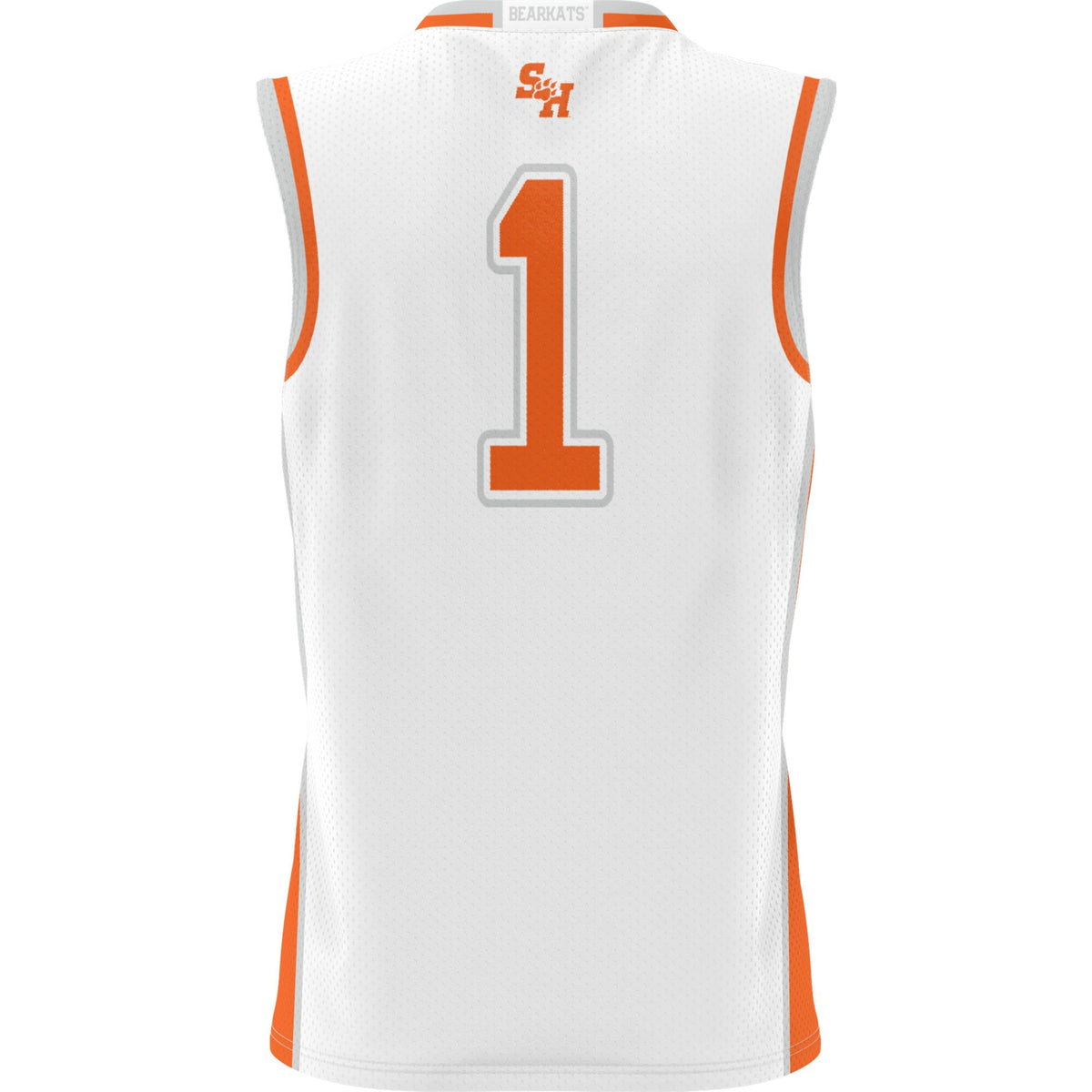 #1 Sam Houston State Bearkats GameDay Greats Replica Lightweight Basketball Jersey - White