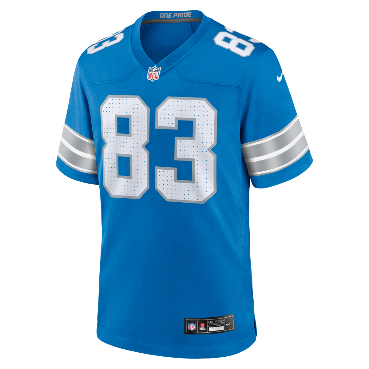Detroit Lions Tyler Conklin Blue Team Game Jersey