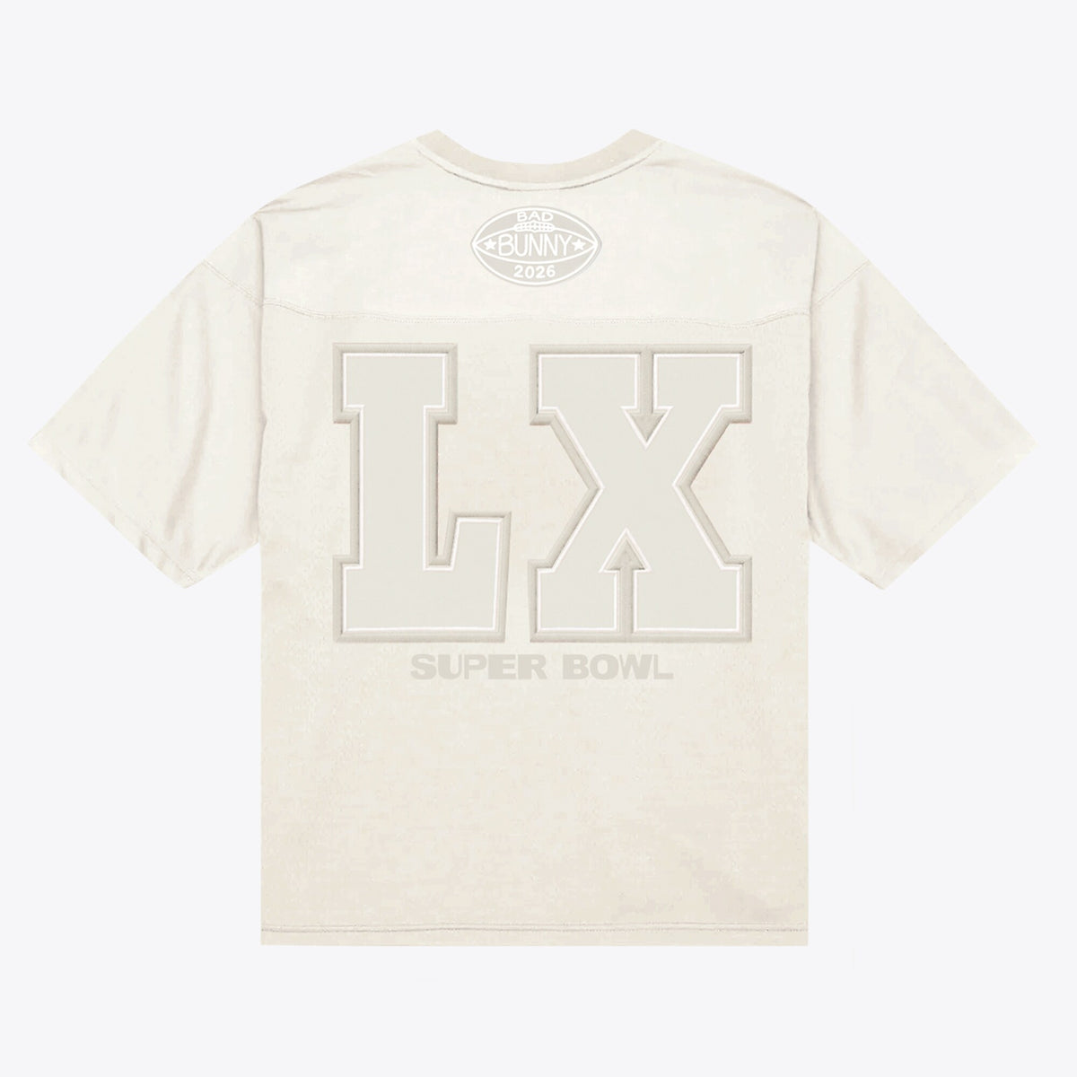 Bad Bunny x Super Tazón Cream Bad Bunny Legacy Jersey