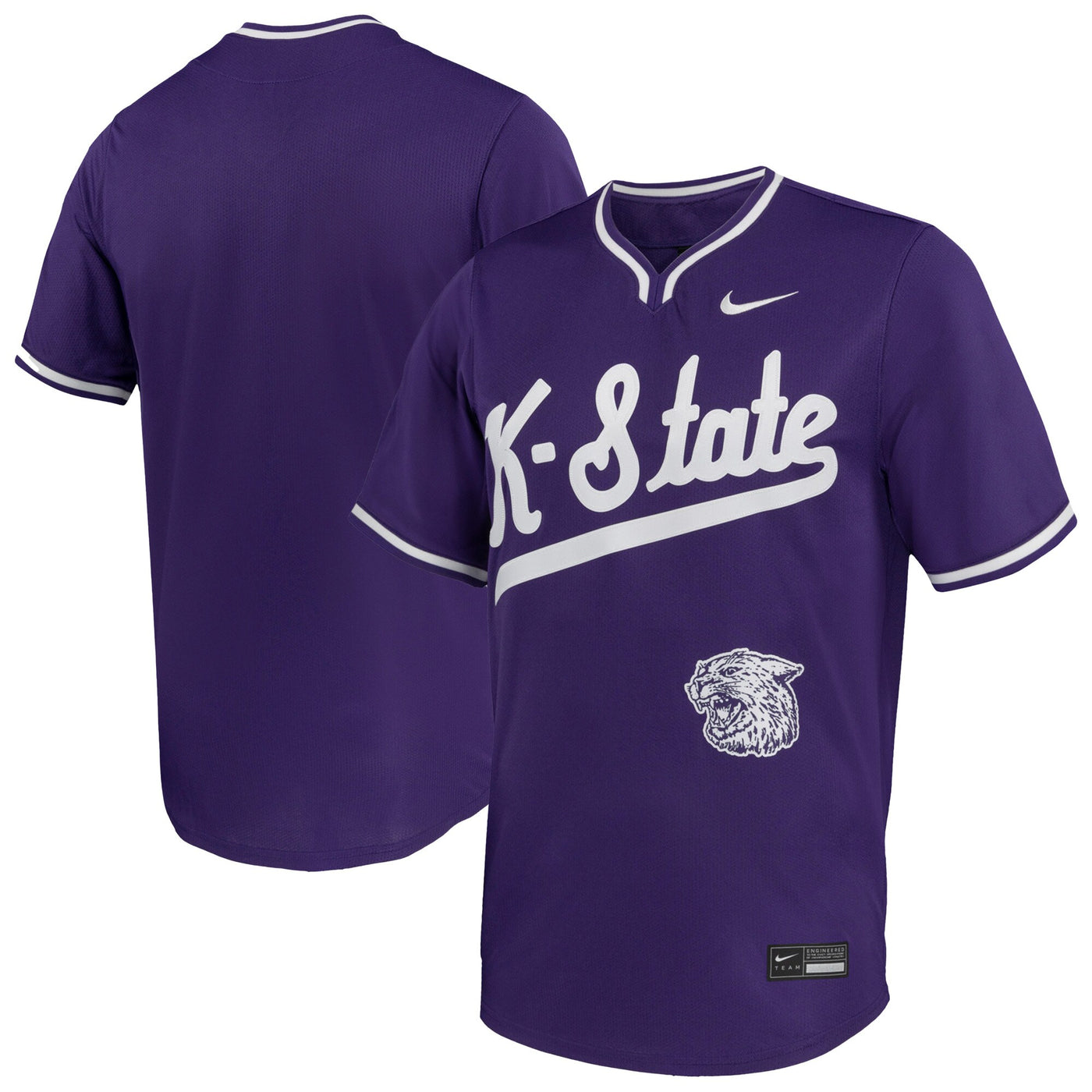 Nike Purple Kansas State Wildcats Limited Baseball Jersey