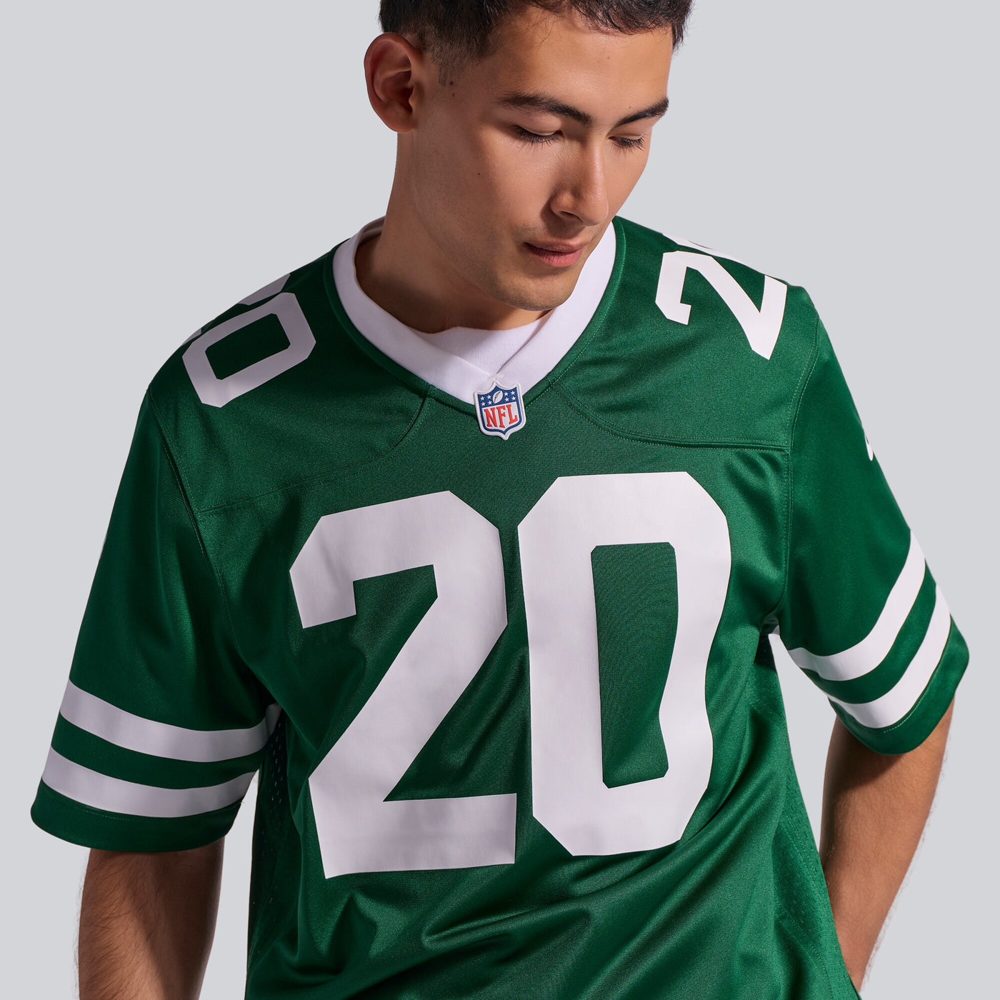 New York Jets Breece Hall Nike Legacy Green Game Jersey
