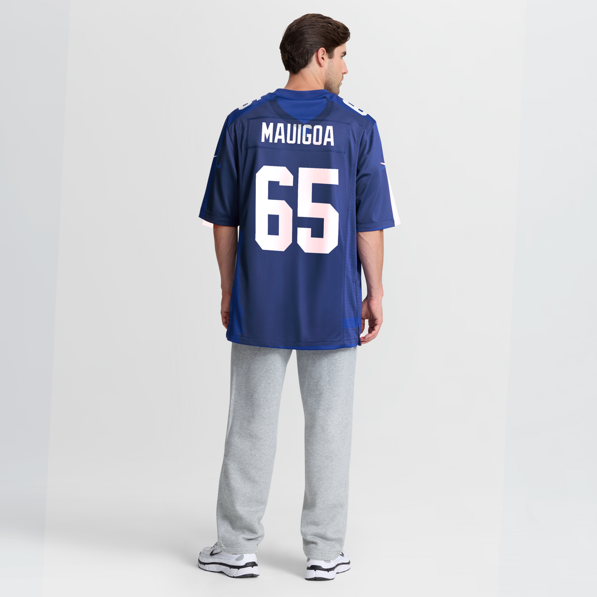 New York Giants Francis Mauigoa Royal 2026 NFL Draft First Round Pick No. 10 Team Game Jersey