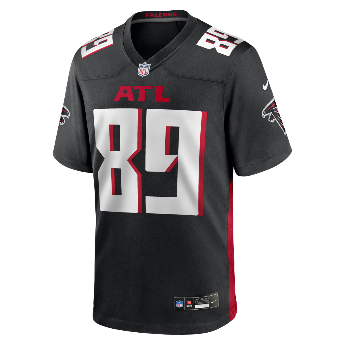 Atlanta Falcons Charlie Woerner Black Game Jersey