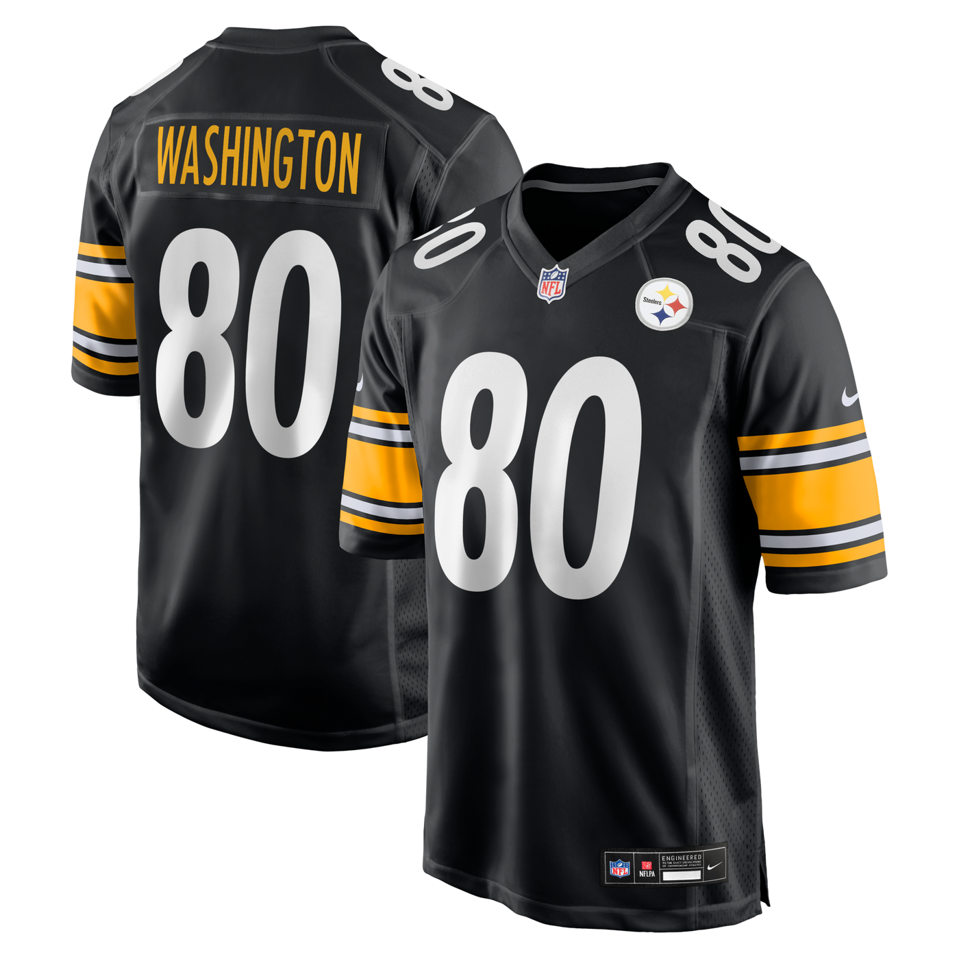 Pittsburgh Steelers Darnell Washington Nike Black Game Jersey
