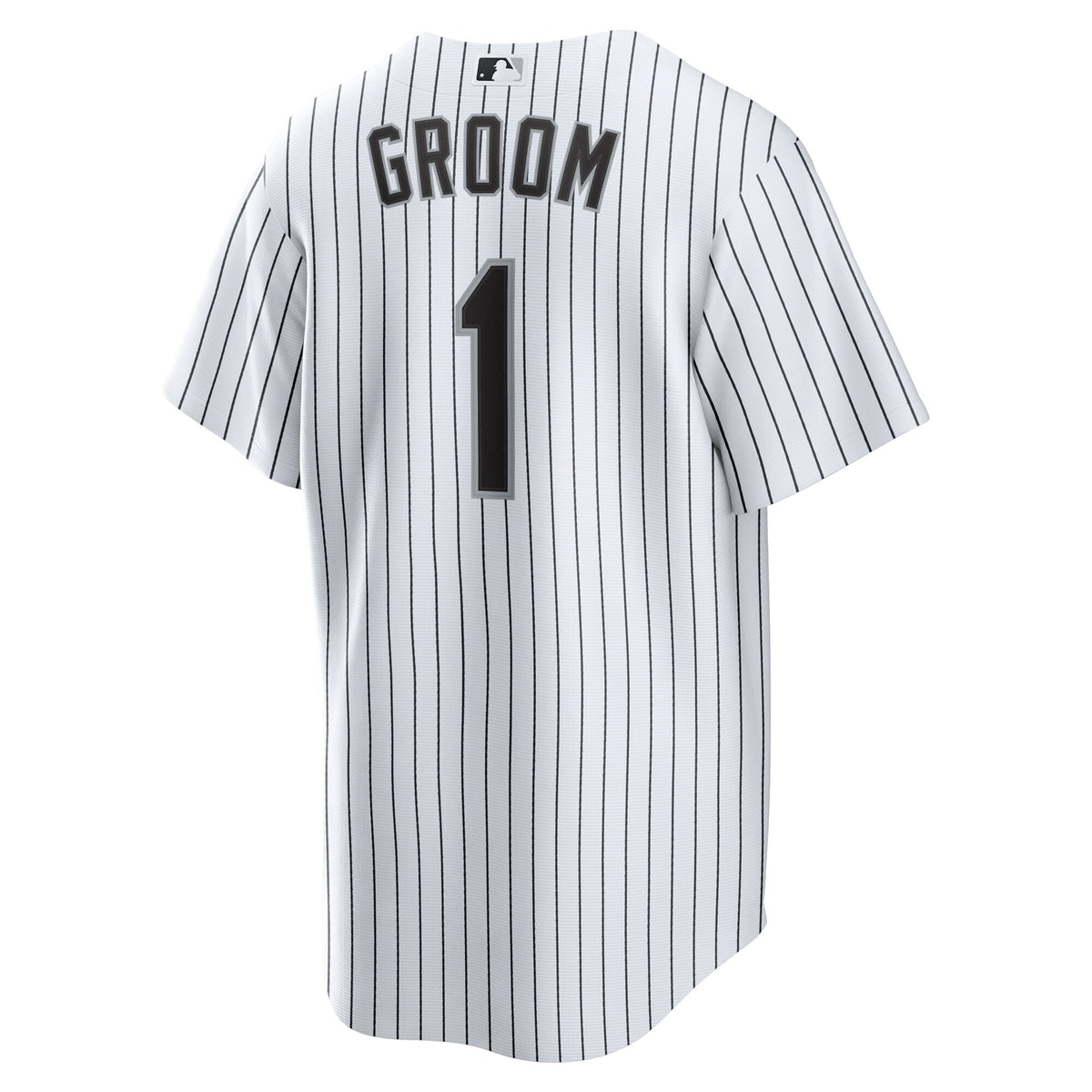 Chicago White Sox White #1 Groom Home Replica Jersey