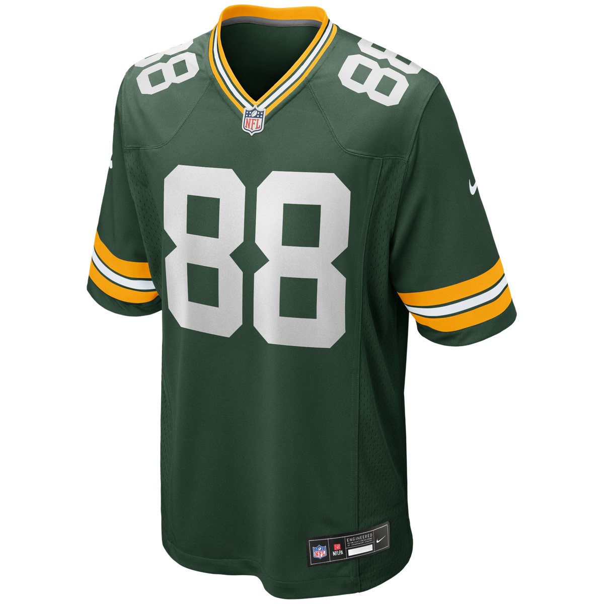 Green Bay Packers Jermichael Finley Green Game Retired Player Jersey