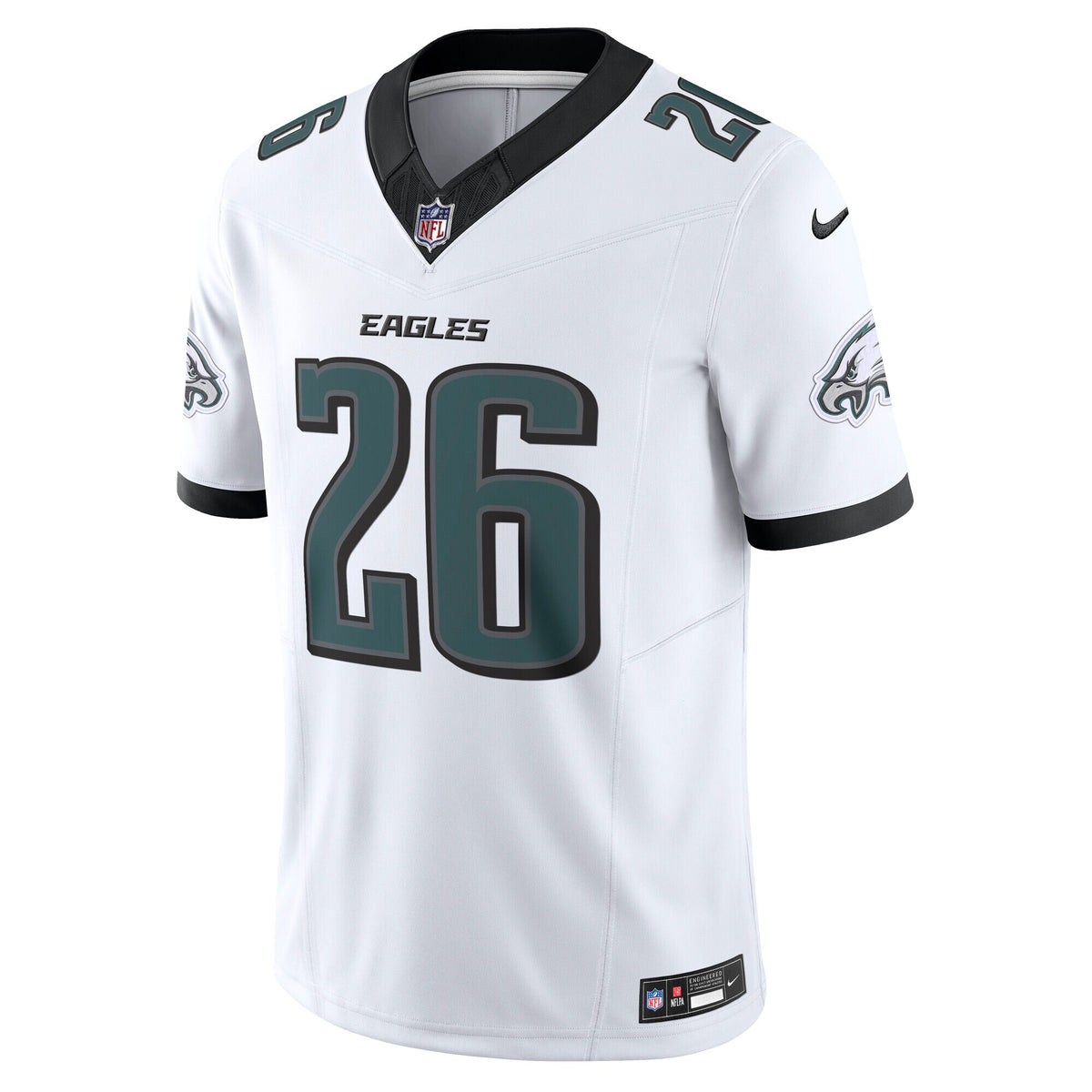 Philadelphia Eagles Saquon Barkley White Vapor F.U.S.E. Limited Jersey