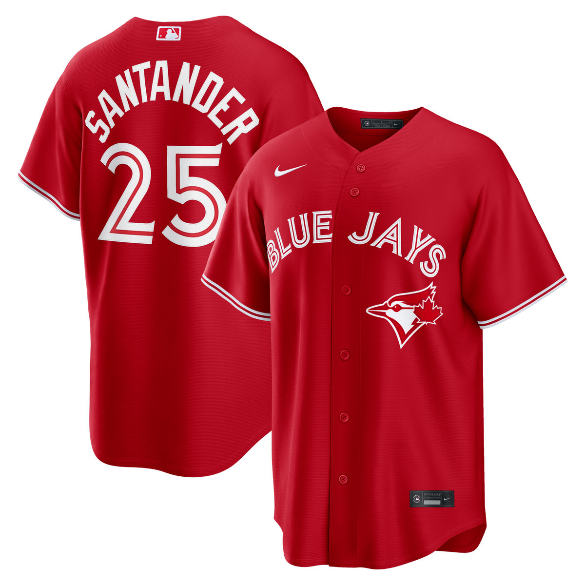 Toronto Blue Jays Anthony Santander Red Canada Day Replica Jersey