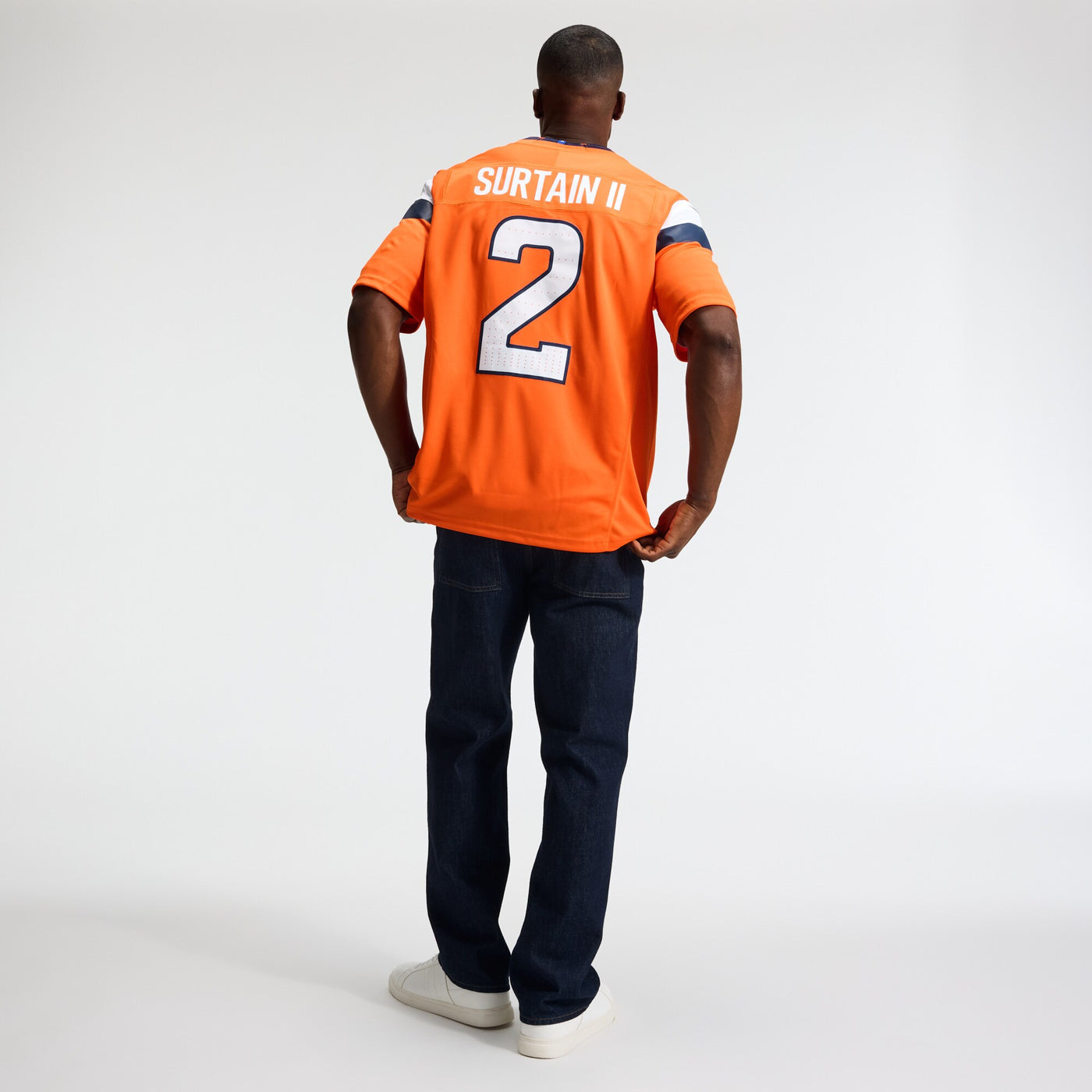 Denver Broncos Patrick Surtain II Nike Orange Team Vapor F.U.S.E. Stitched Limited Jersey
