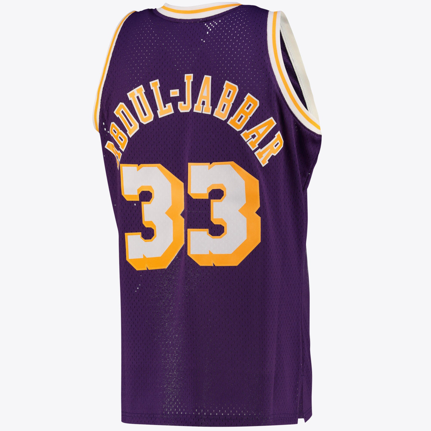Los Angeles Lakers Kareem Abdul-Jabbar Alternate Swingman Jersey By Mitchell & Ness - Purple -