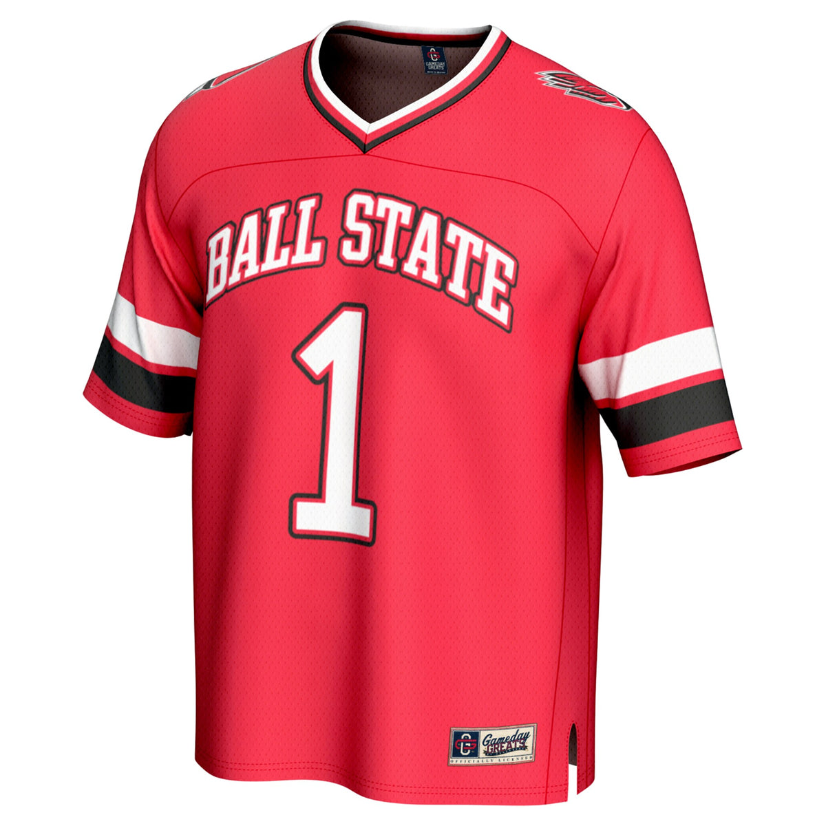 #1 Ball State Cardinals GameDay Greats Lightweight Collegiate Football Fashion Jersey - Cardinal