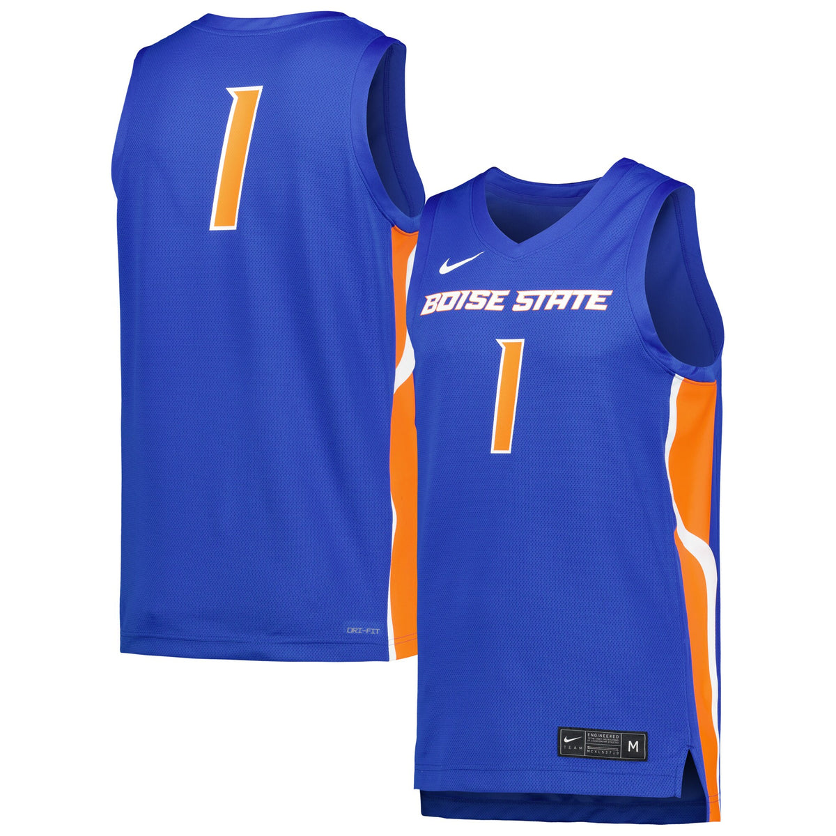 Boise State Broncos Replica Basketball Jersey - Royal