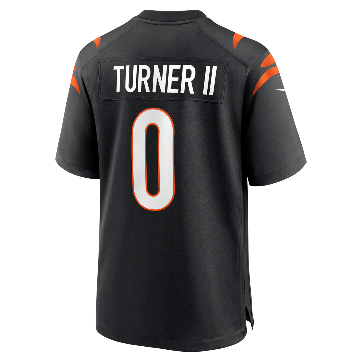 Cincinnati Bengals DJ Turner II Black Team Game Jersey