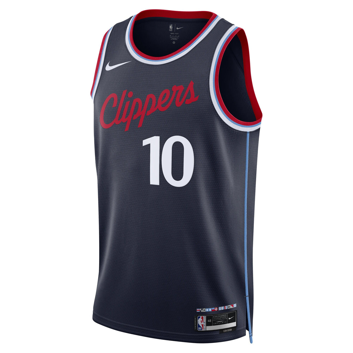 Los Angeles Clippers Nike Icon Edition Swingman Jersey - Navy - Darius Garland