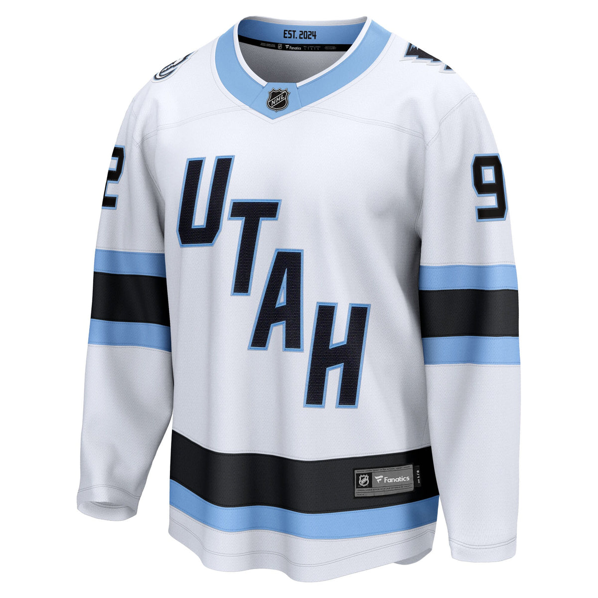 Utah Mammoth Logan Cooley Fanatics White Away Breakaway Player Jersey