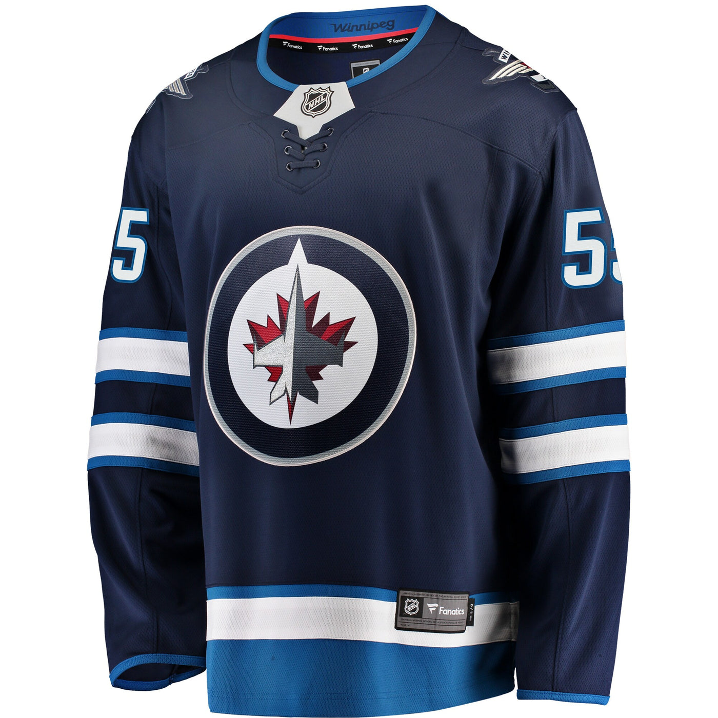 Winnipeg Jets Mark Scheifele Fanatics Navy Breakaway Replica Jersey