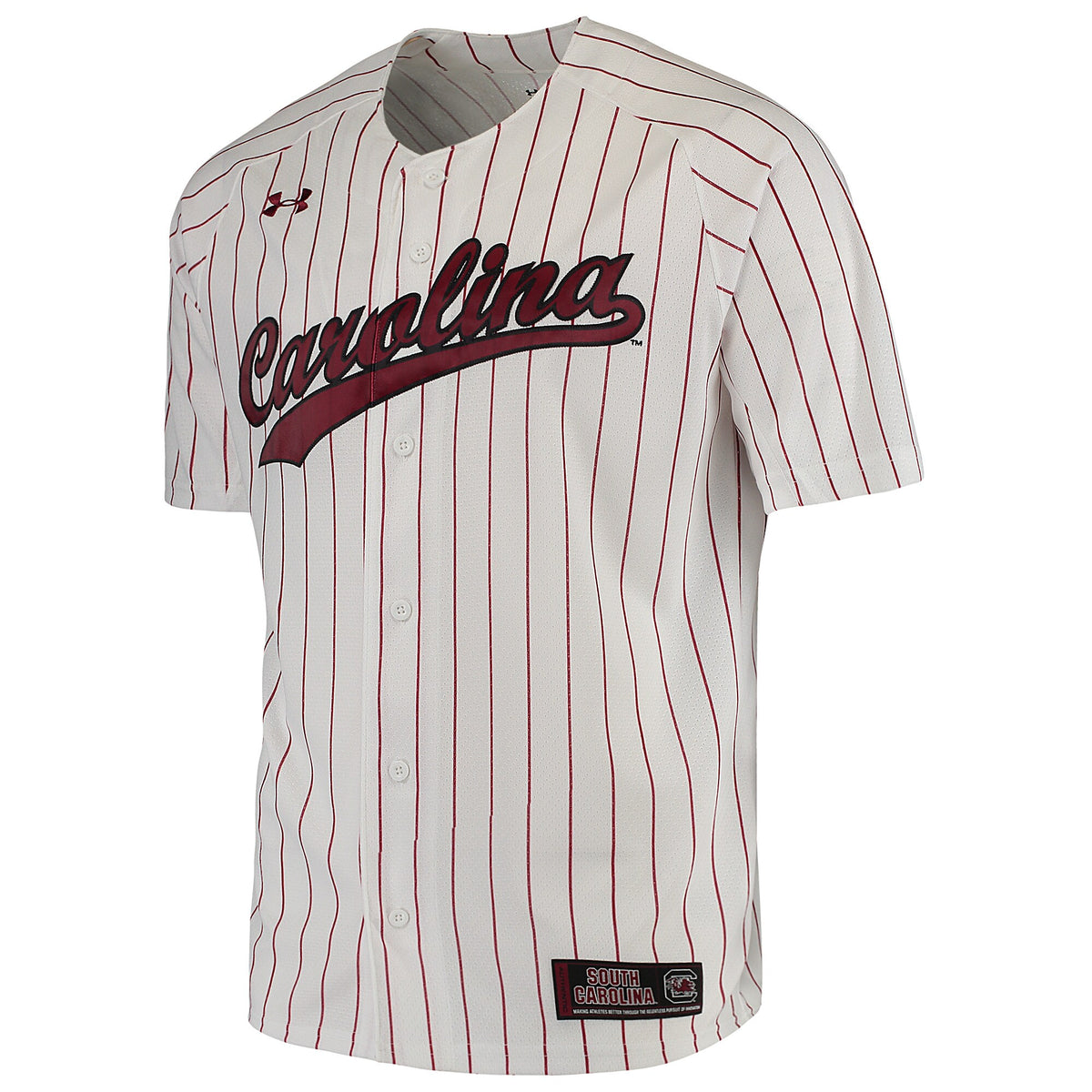 South Carolina Gamecocks Under Armour Performance Replica Baseball Jersey - White