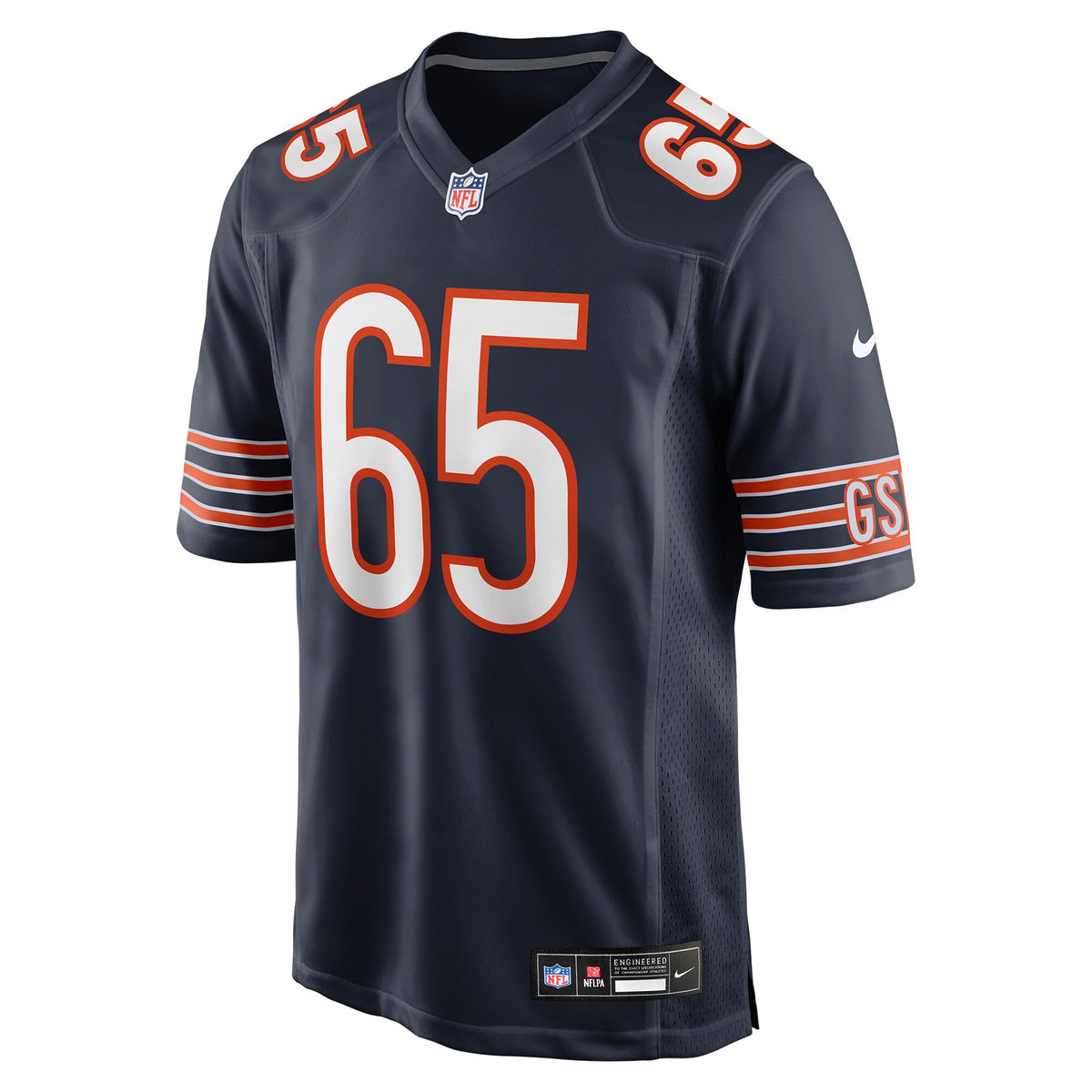 Chicago Bears Luke Newman Navy Team Game Jersey