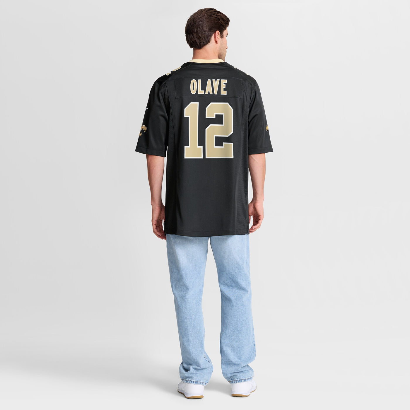 New Orleans Saints Chris Olave Nike Black Player Game Jersey