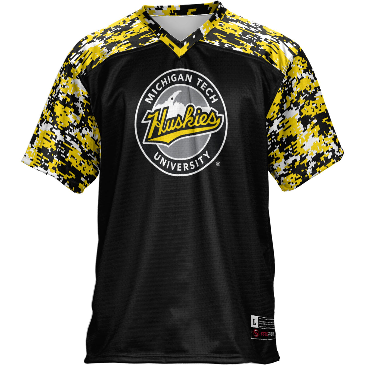 Michigan Tech Huskies GameDay Greats Football Jersey - Black