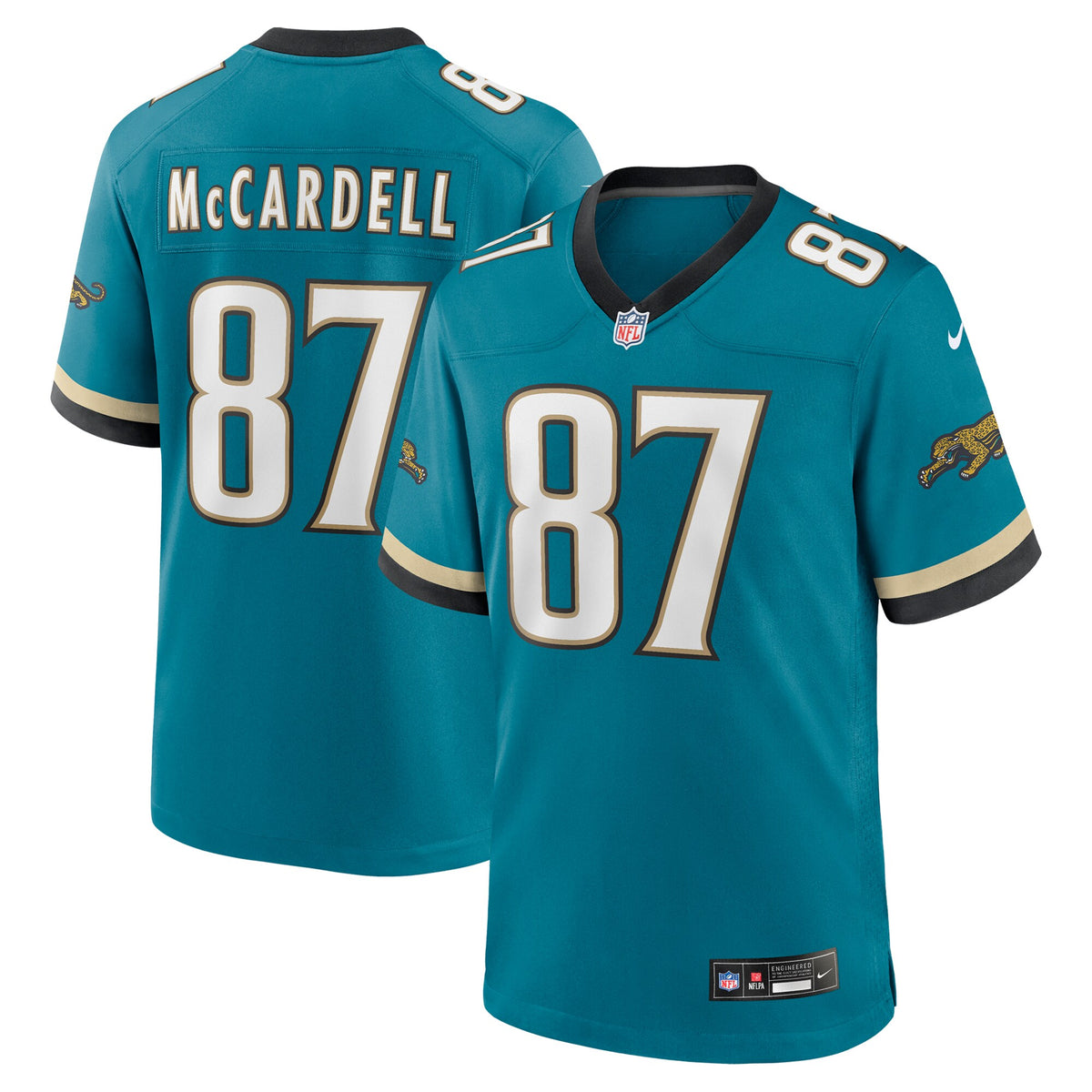 Jacksonville Jaguars Keenan McCardell Teal Retired Player Alternate Game Jersey