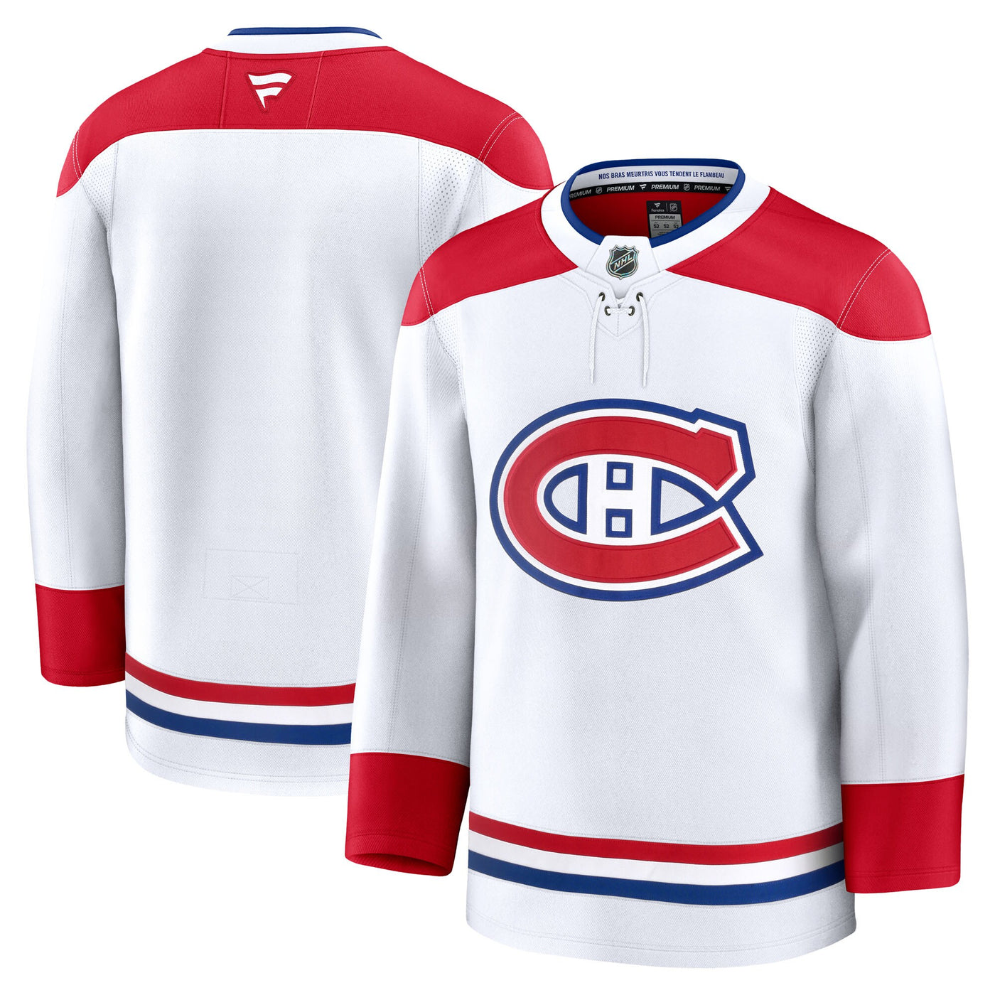 Montreal Canadiens Fanatics White Away Premium Jersey