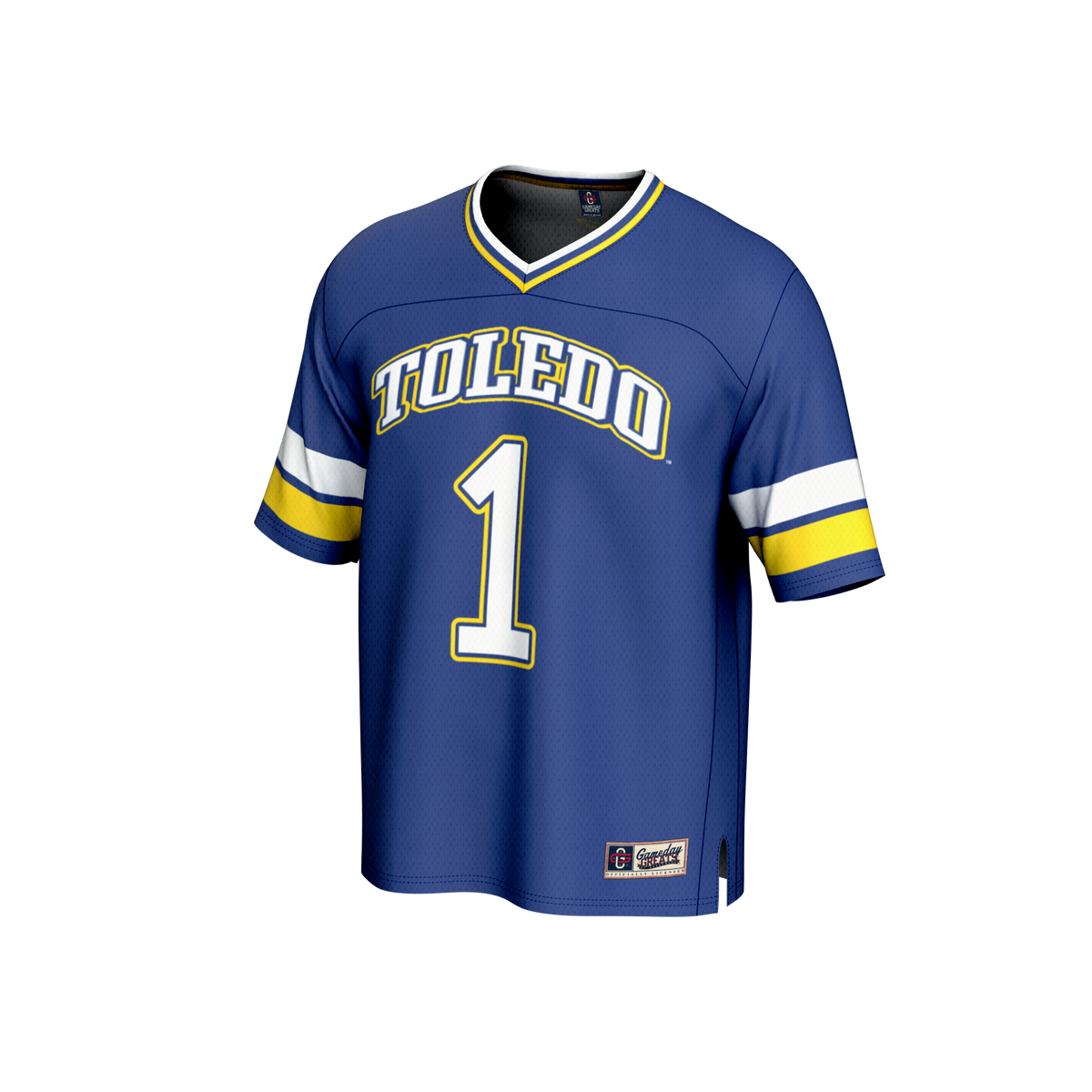 #1 Toledo Rockets GameDay Greats Lightweight Collegiate Football Fashion Jersey - Navy