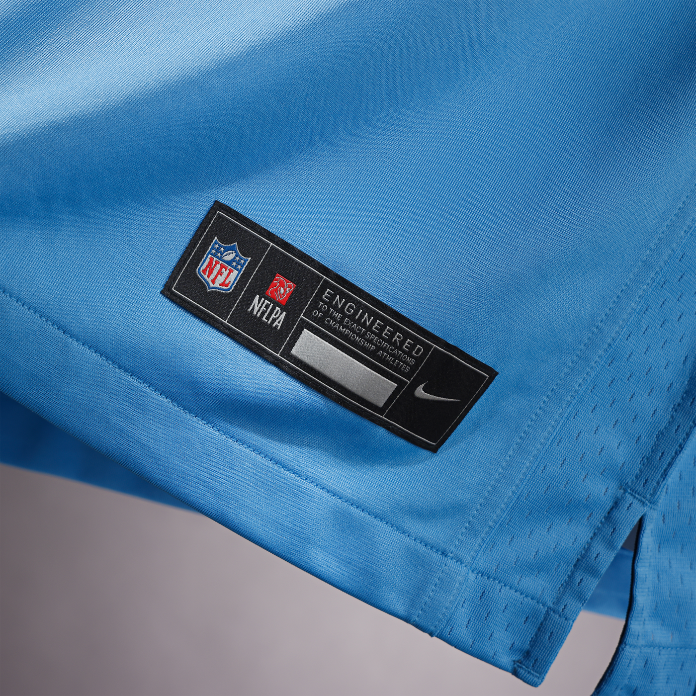 Tennessee Titans Keldric Faulk Nike Light Blue 2026 NFL Draft First Round Pick No.31 Game Jersey
