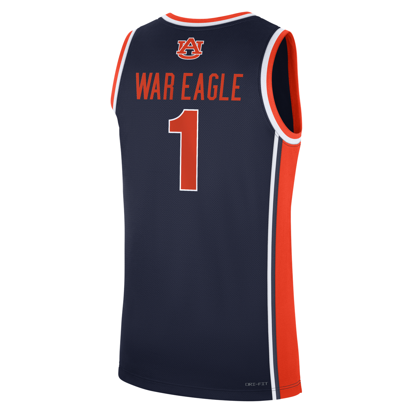 Nike Navy Auburn Tigers #1 Road War Eagle Replica Basketball Jersey