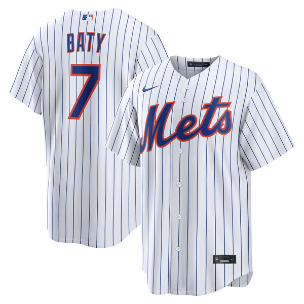 New York Mets Brett Baty Nike White Home Replica Jersey