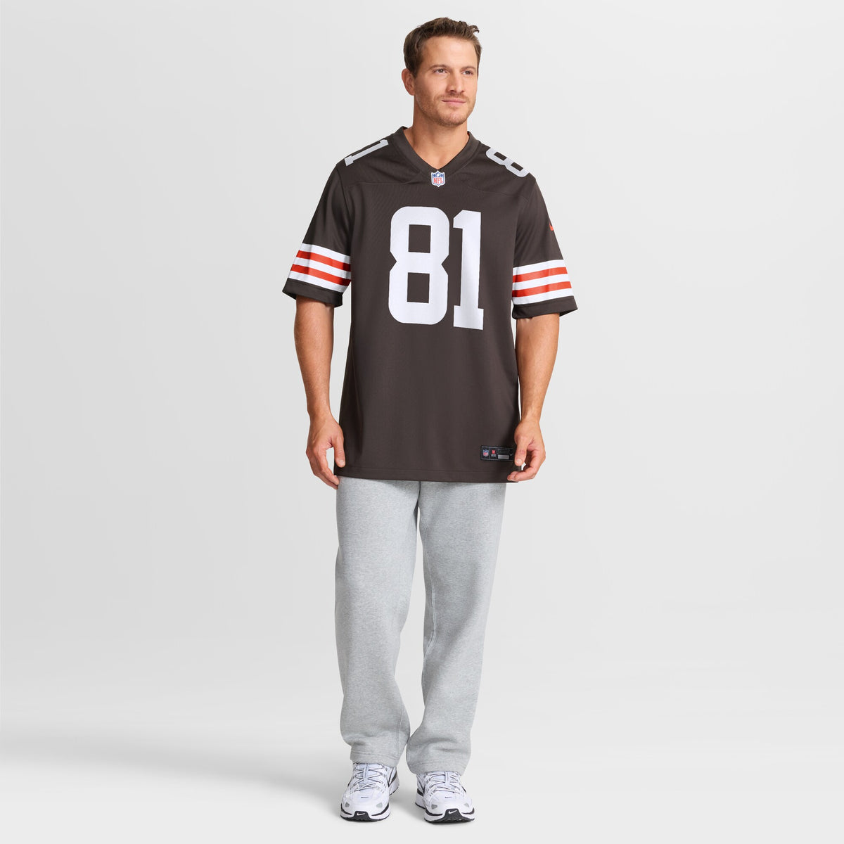 Cleveland Browns Luke Floriea Brown Team Game Jersey