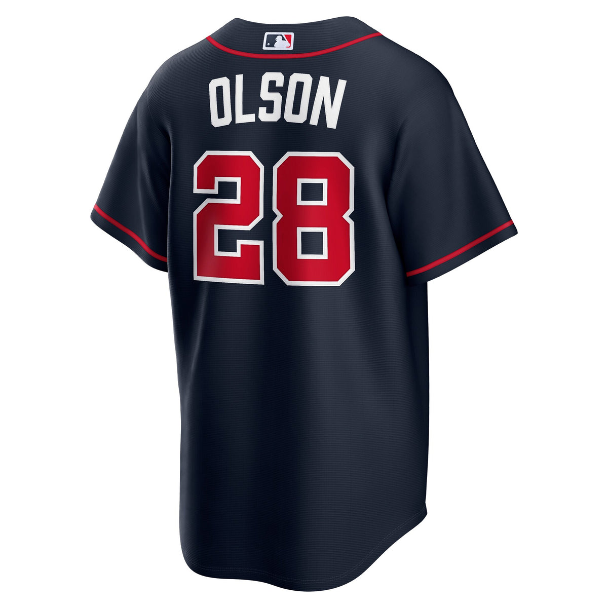 Atlanta Braves Matt Olson Navy Alternate Replica Jersey