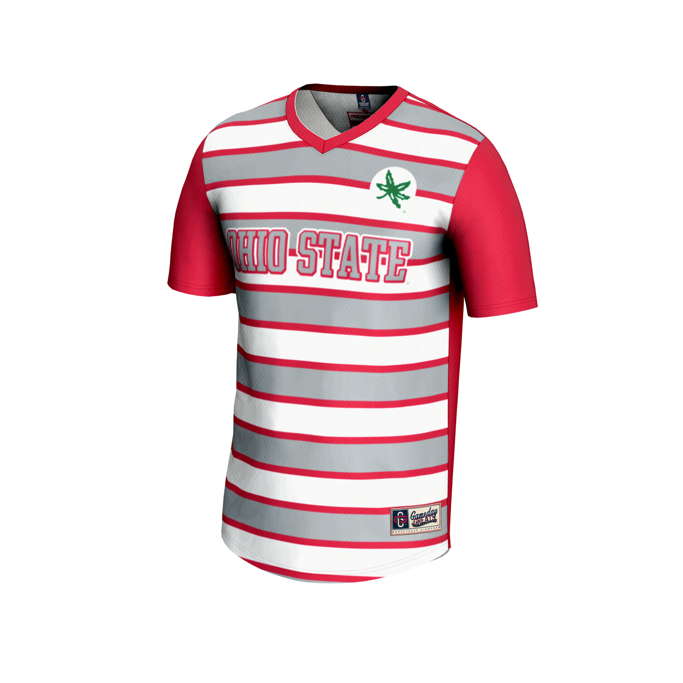 GameDay Greats #1 Scarlet Ohio State Buckeyes Lightweight Soccer Fashion Jersey