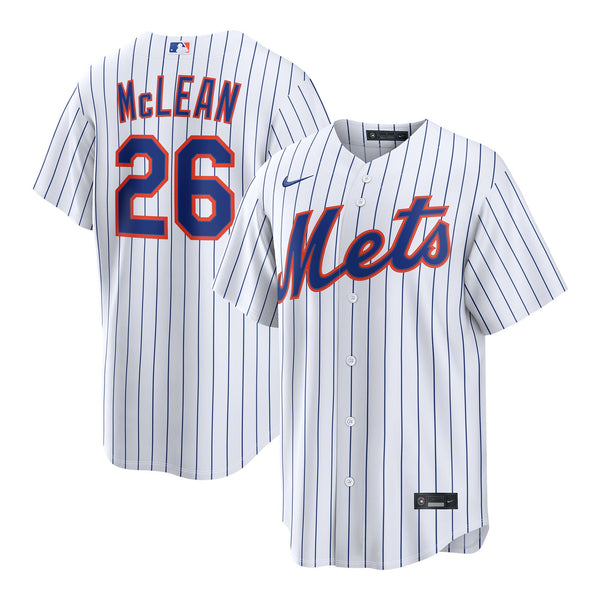 New York Mets Nolan McLean Nike White Home Replica Jersey