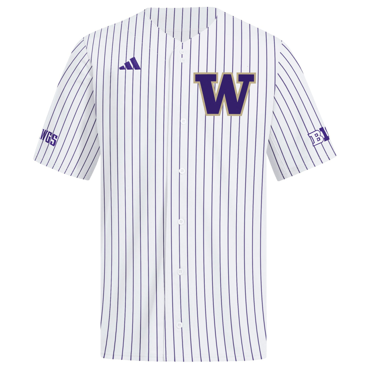 adidas White Washington Huskies Home Replica Baseball Jersey