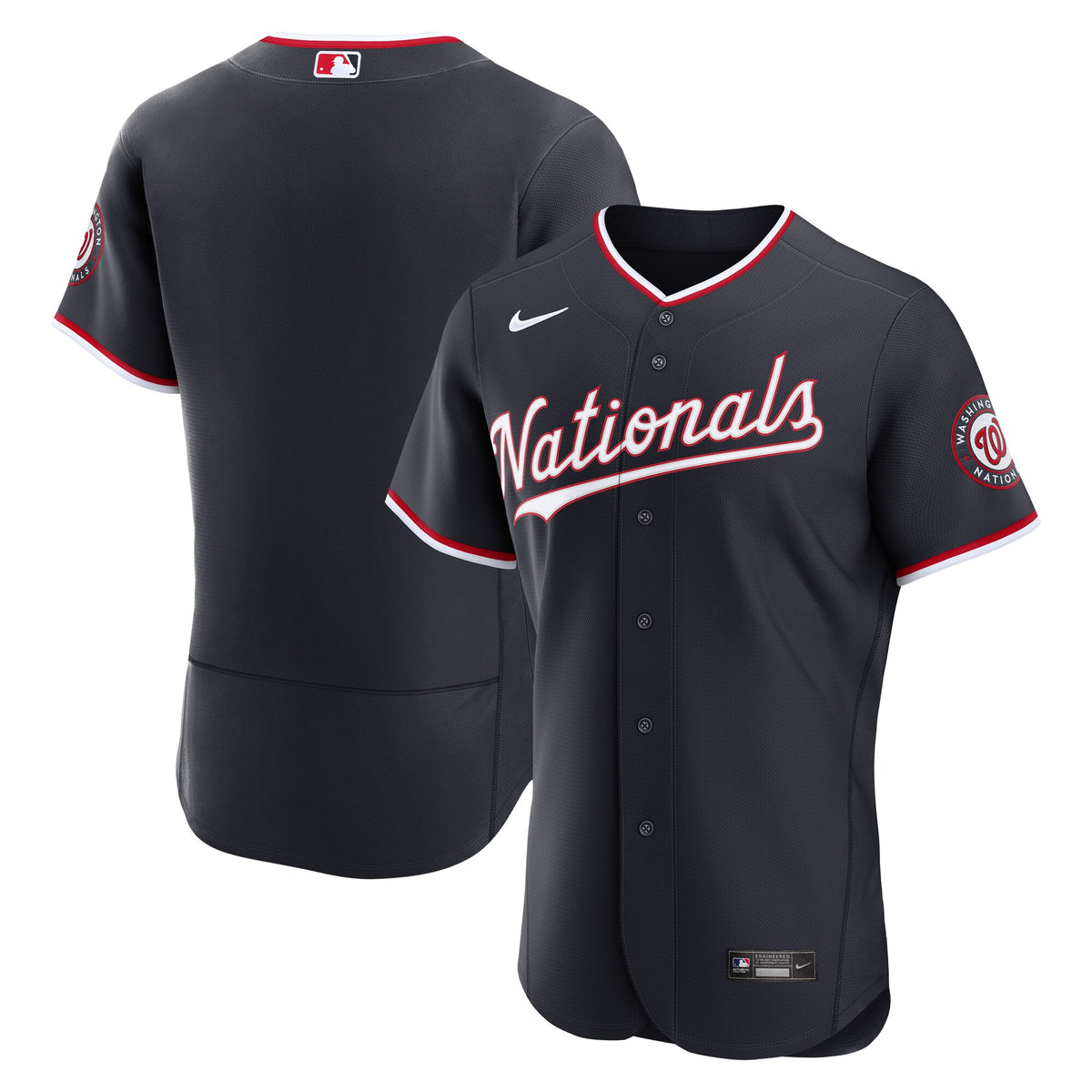 Washington Nationals Navy Alternate Authentic Jersey