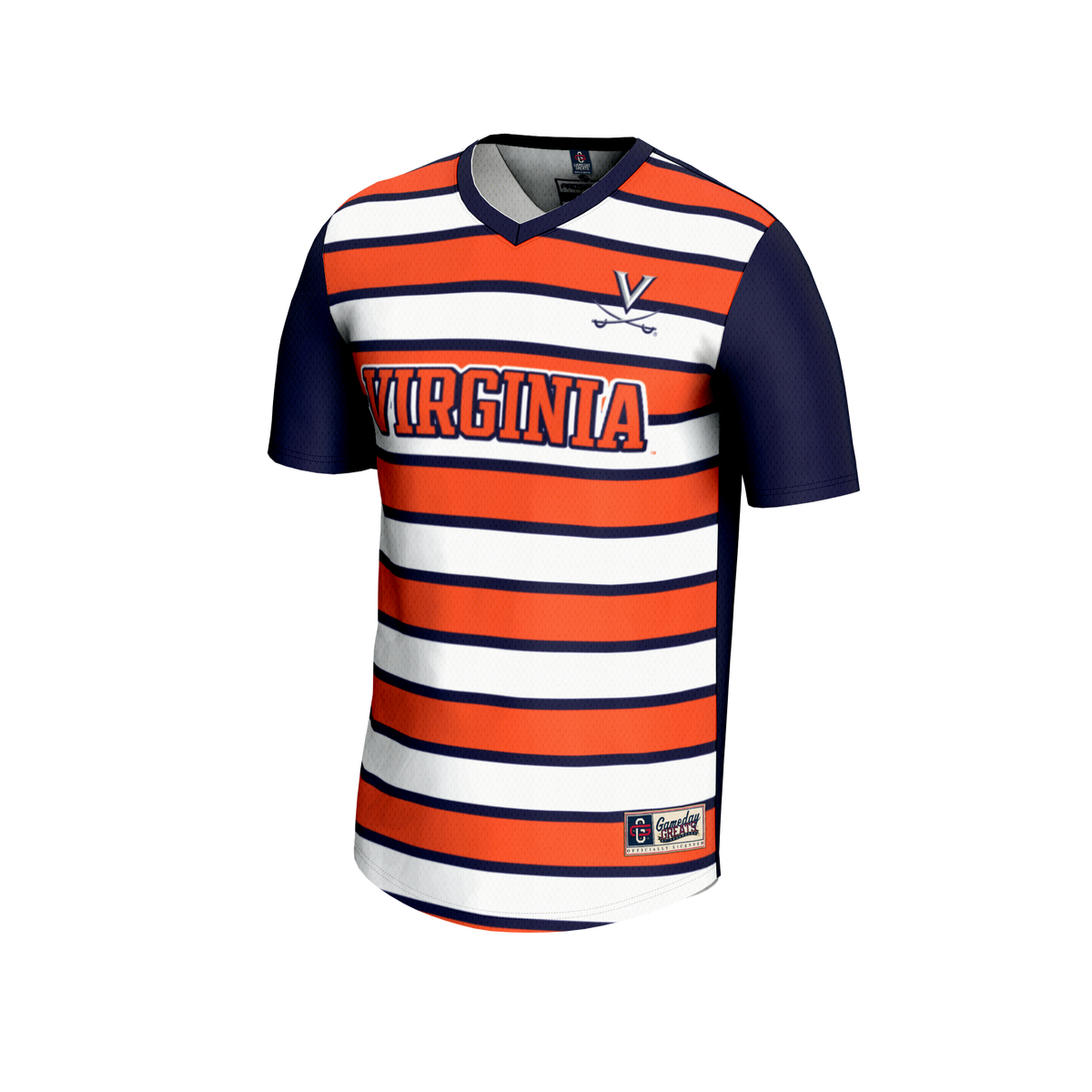 #1 Virginia Cavaliers GameDay Greats Lightweight Soccer Fashion Jersey - Navy