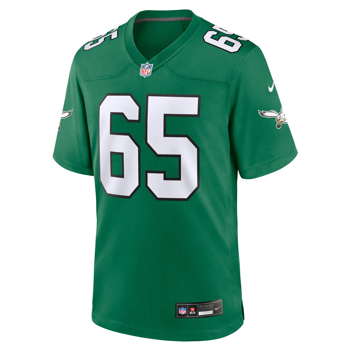 Philadelphia Eagles Lane Johnson Kelly Green Alternate Game Jersey